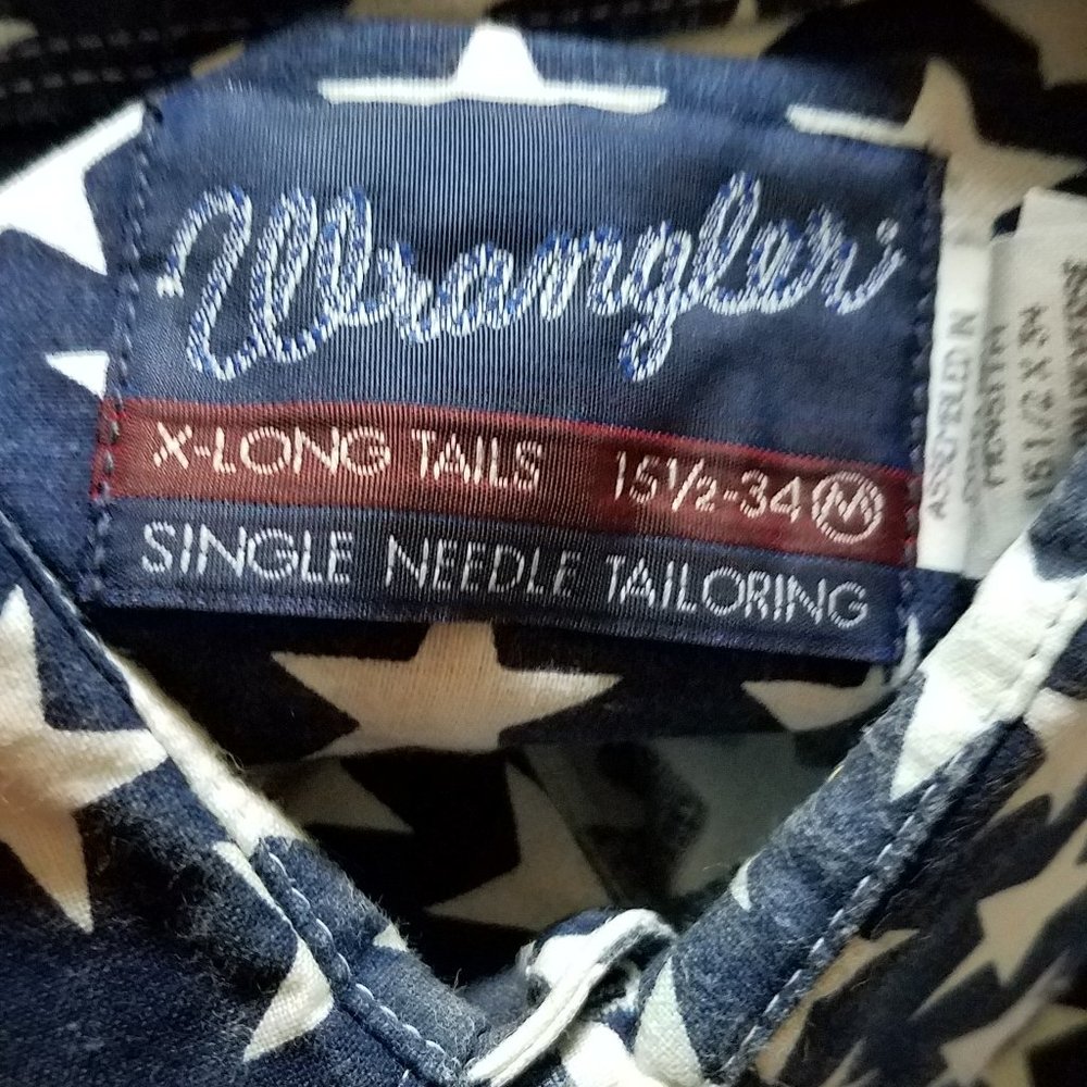 Vintage red, white & blue western shirt - Picture 5 of 5